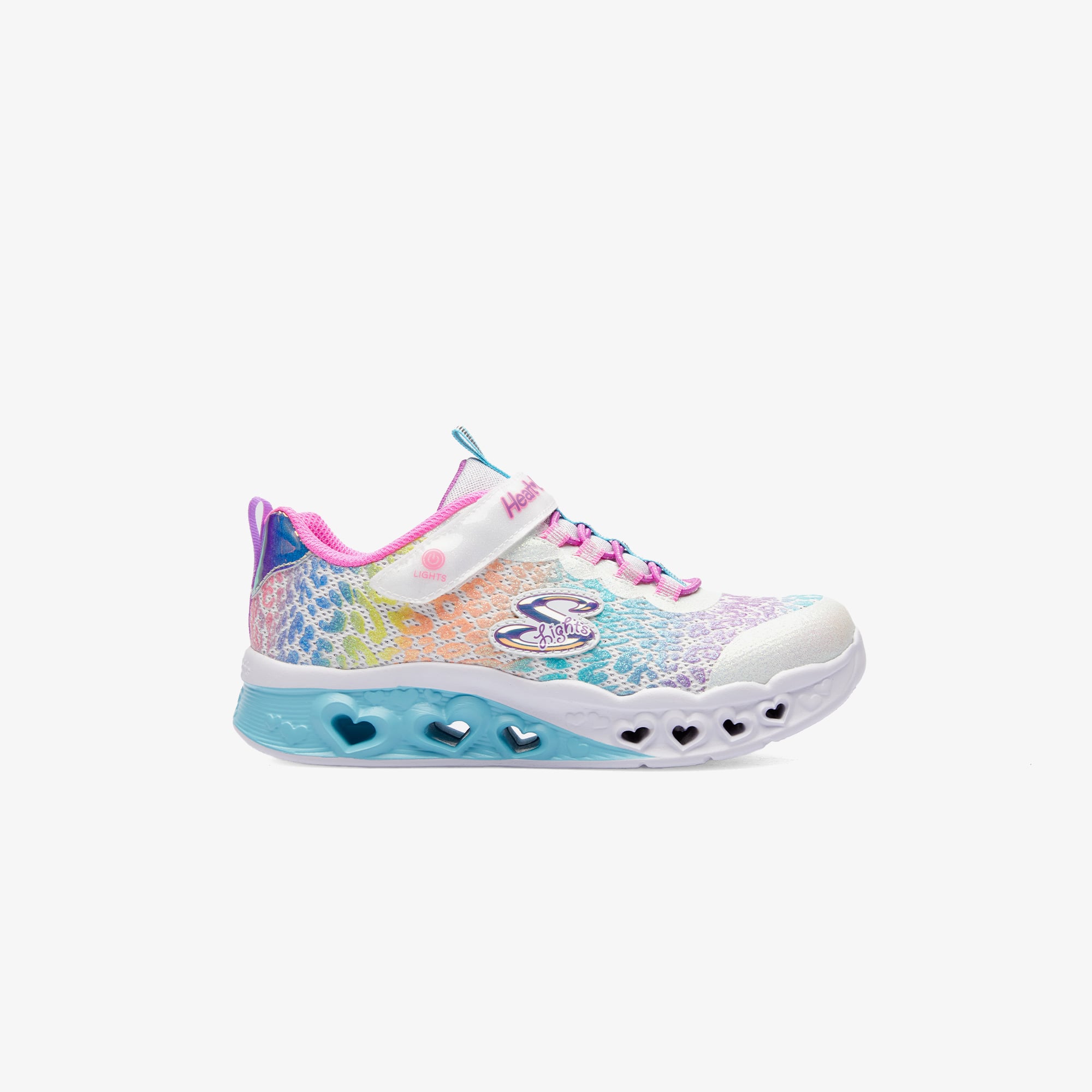 Skechers Skechers Flutter Heart Lights-Loves Wi Çocuk Beyaz Spor Ayakkabı Sneaker | FashFed Beyaz - 2. görsel