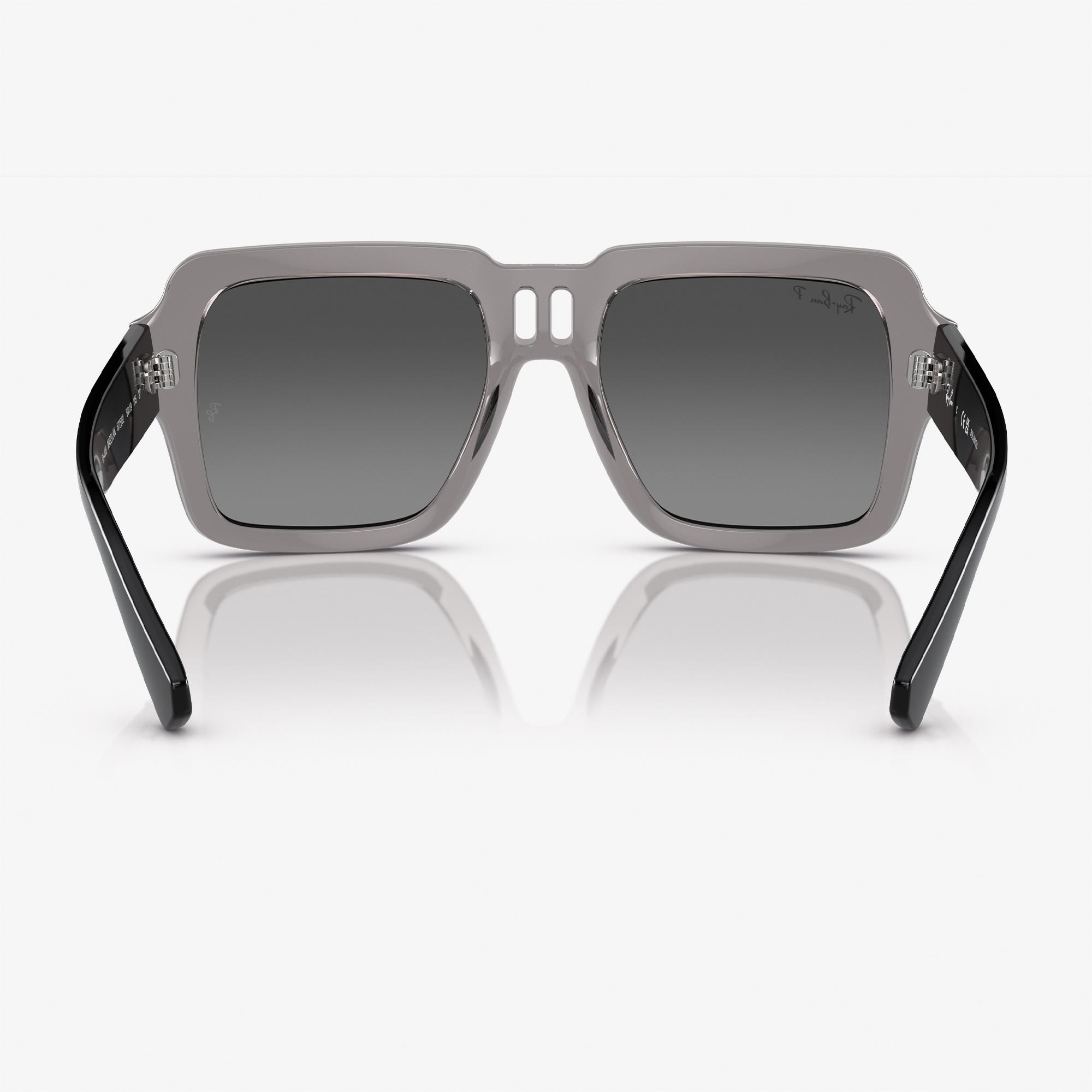 RAY-BAN 0RB4408 Injected Unisex Gri Güneş Gözlüğü