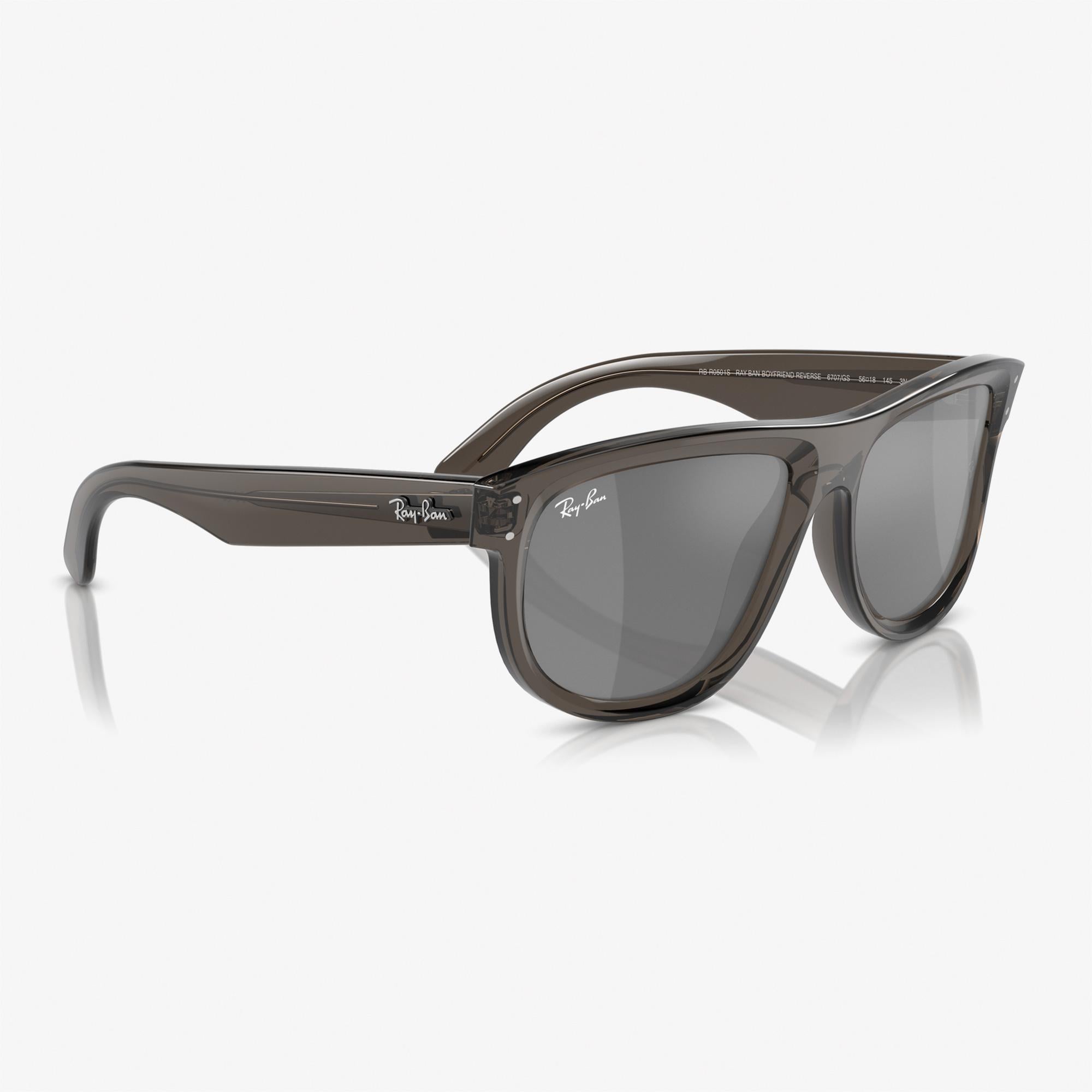 RAY-BAN 0RBR0501S Molded Acetate Unisex Gri Güneş Gözlüğü