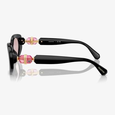  Swarovski 0SK6002 Acetate Kadın Siyah Güneş Gözlüğü