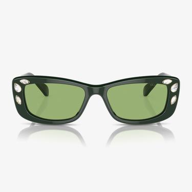  Swarovski 0SK6008 Acetate Kadın Yeşil Güneş Gözlüğü