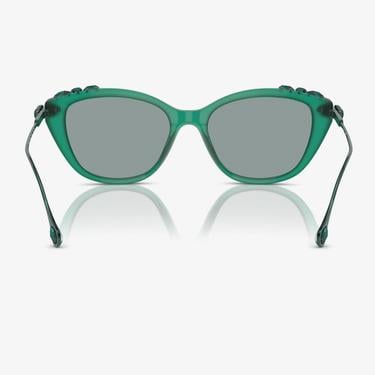  Swarovski 0SK6010 Acetate Kadın Yeşil Güneş Gözlüğü