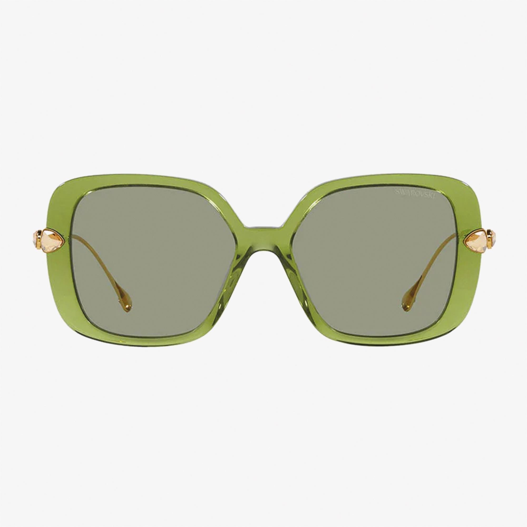 Swarovski 0SK6011 Acetate Kadın Yeşil Güneş Gözlüğü