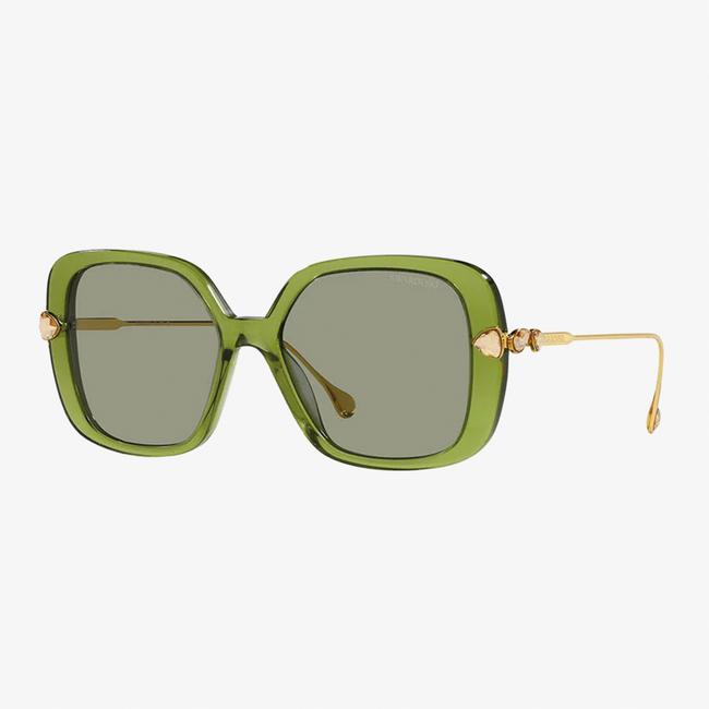  Swarovski 0SK6011 Acetate Kadın Yeşil Güneş Gözlüğü