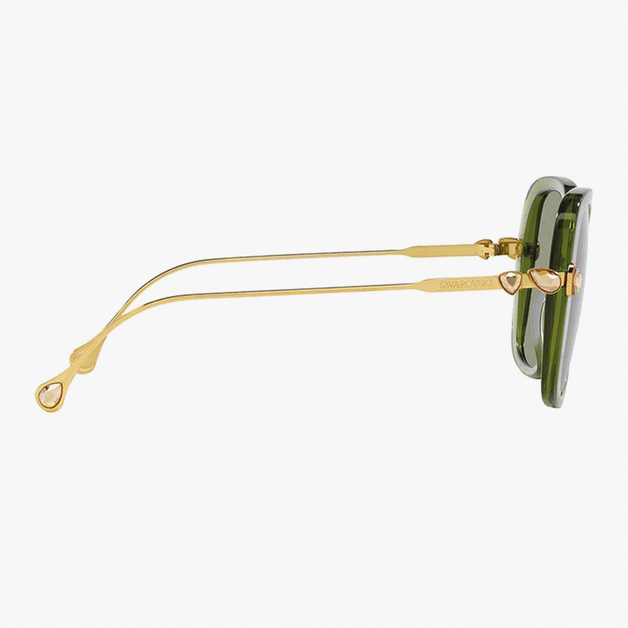 Swarovski 0SK6011 Acetate Kadın Yeşil Güneş Gözlüğü