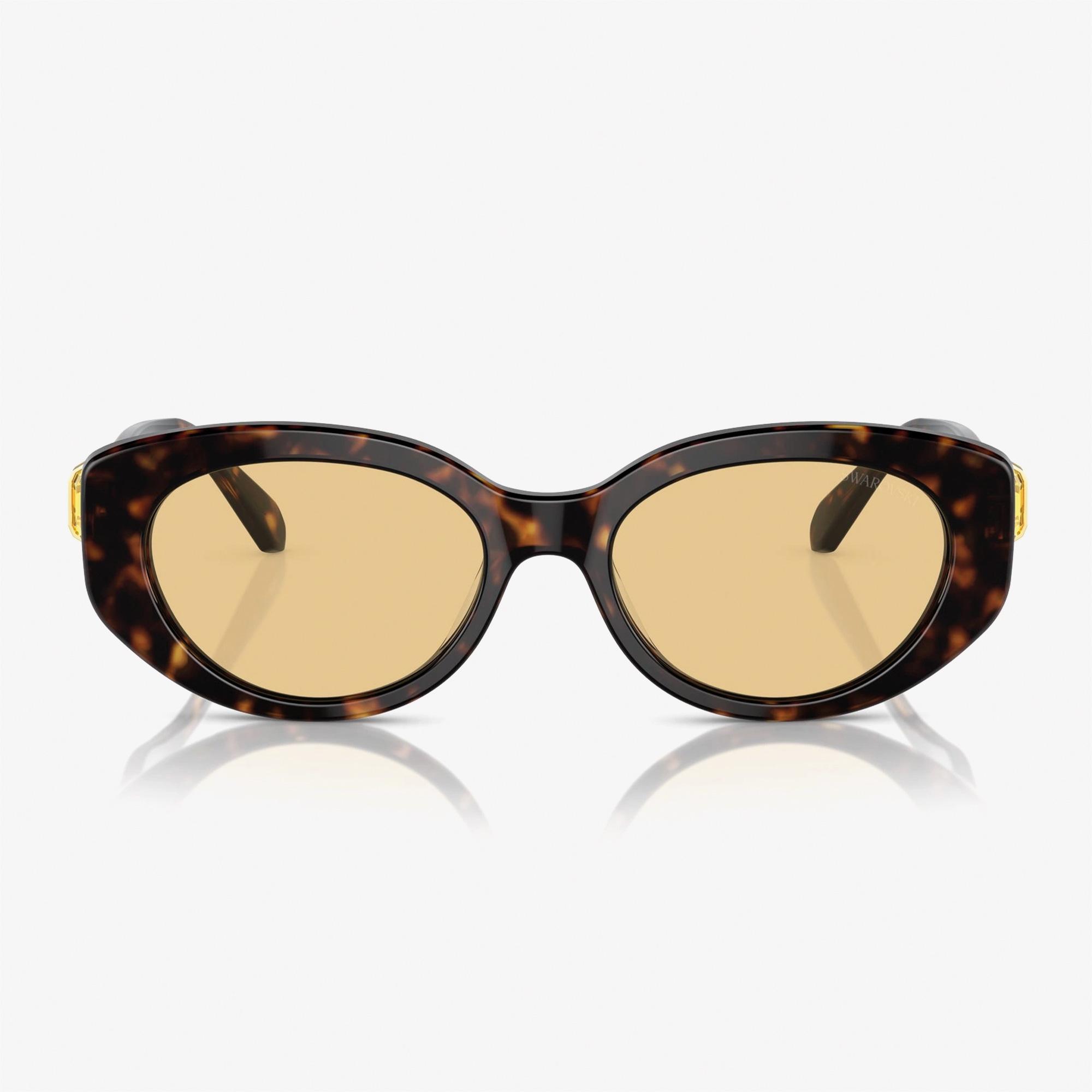 Swarovski 0SK6002 Acetate Kadın Kahverengi Güneş Gözlüğü