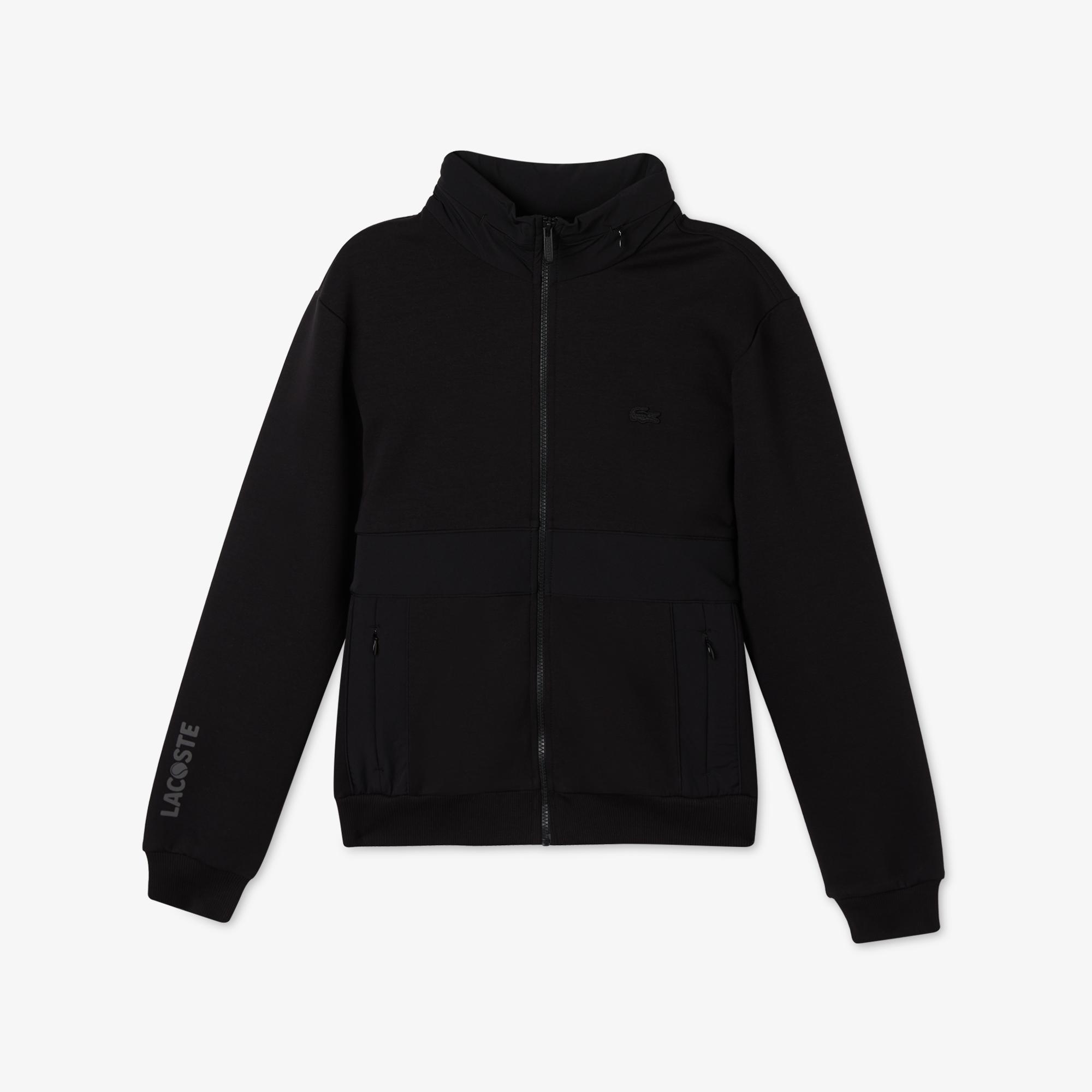 Erkek Regular Fit Kapüşonlu Siyah Sweatshirt