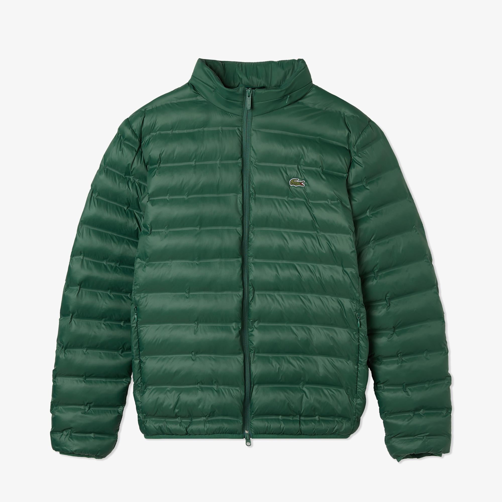 Lacoste Erkek Kapüşonlu Yeşil Mont