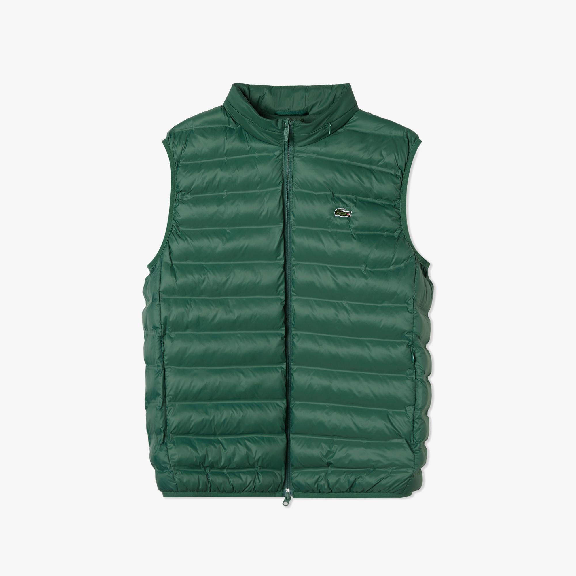 Lacoste Erkek Slim Fit Kapüşonlu Yeşil Yelek