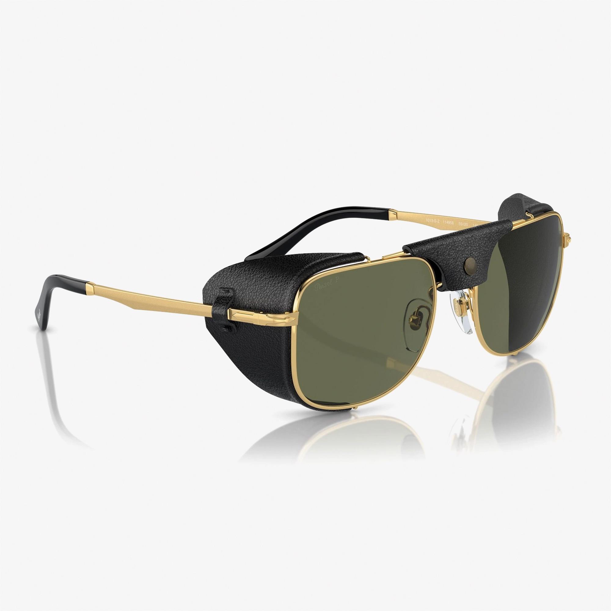 Persol Metal Erkek Altın/Siyah Güneş Gözlüğü