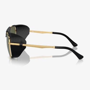  Persol Metal Erkek Altın/Siyah Güneş Gözlüğü