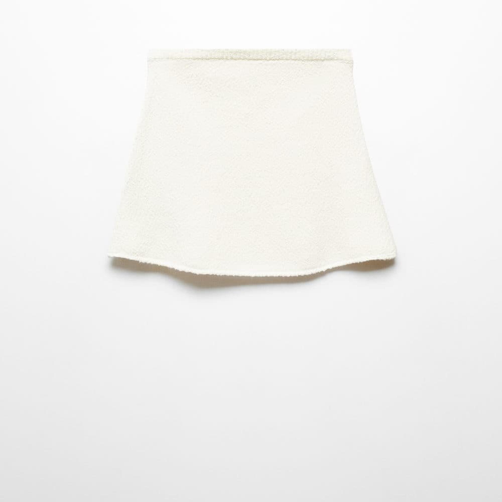 Mango Çocuk Ponte Straplez Bluz Kırık Beyaz