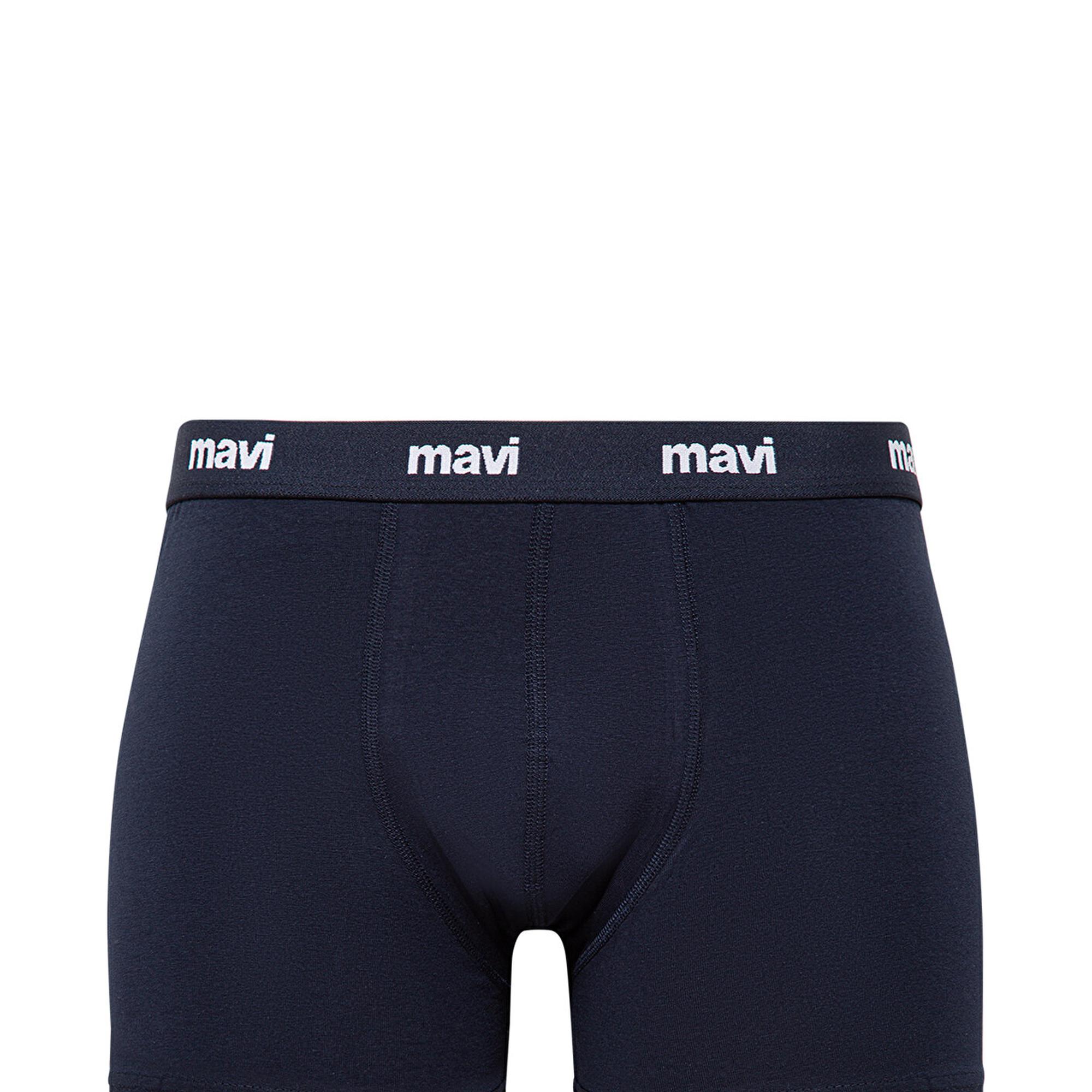 Mavi 3lü Baskılı Lacivert Boxer Seti 0911505-70490