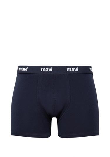  Mavi 3lü Baskılı Lacivert Boxer Seti 0911505-70490