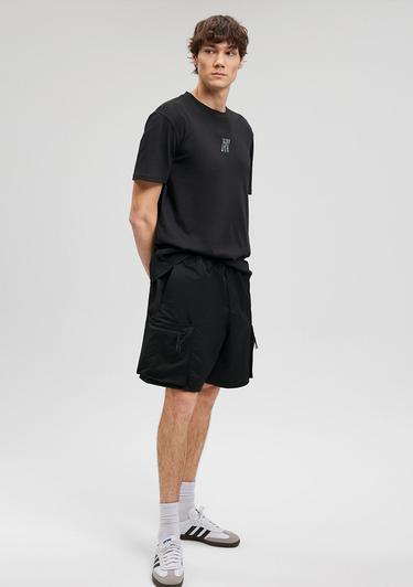  Mavi Siyah Kargo Şort 0410211-900