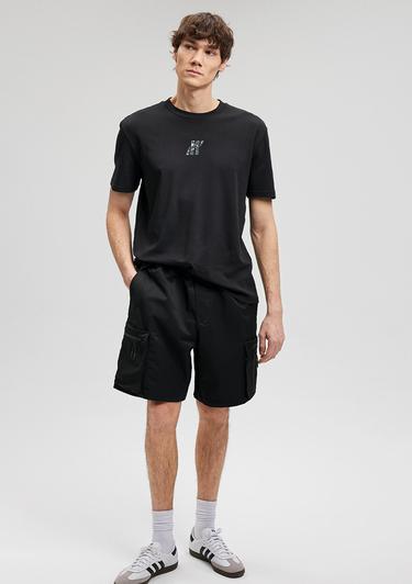  Mavi Siyah Kargo Şort 0410211-900