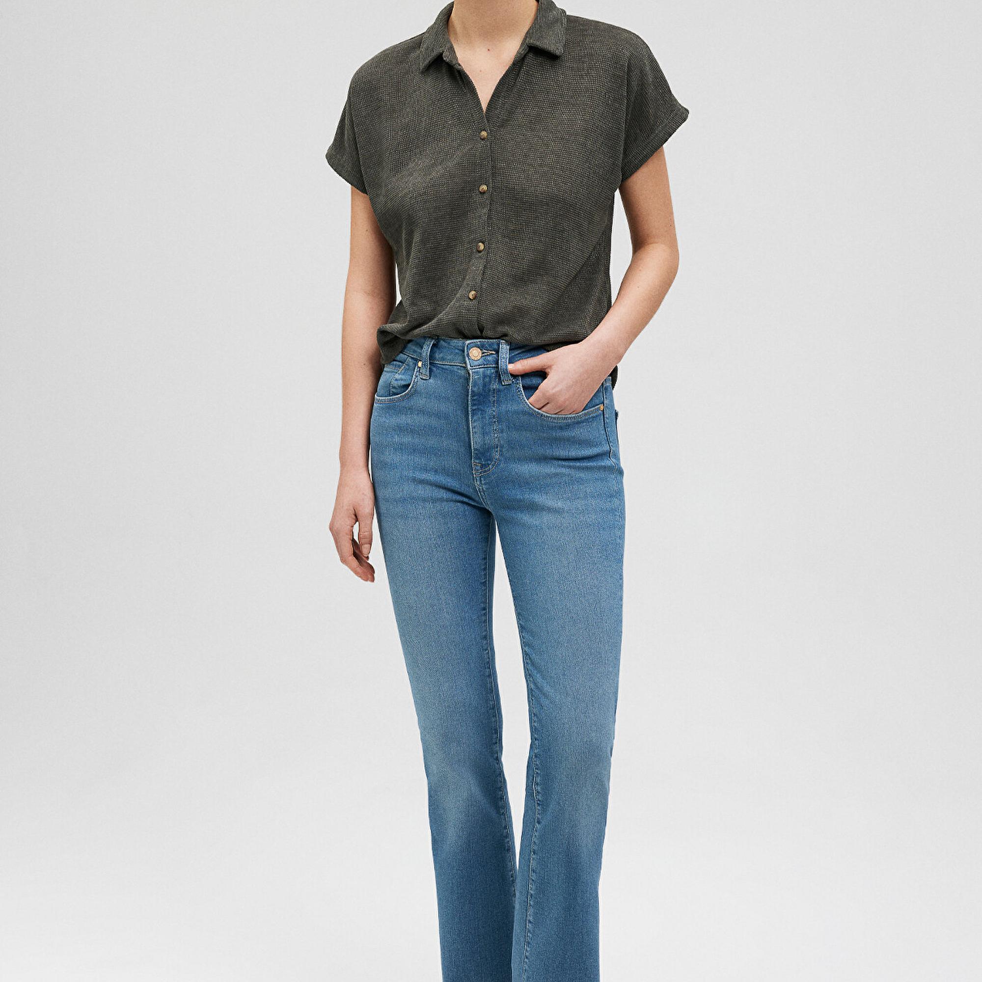 Mavi Lux Touch Yeşil Polo Tişört  1612142-71598