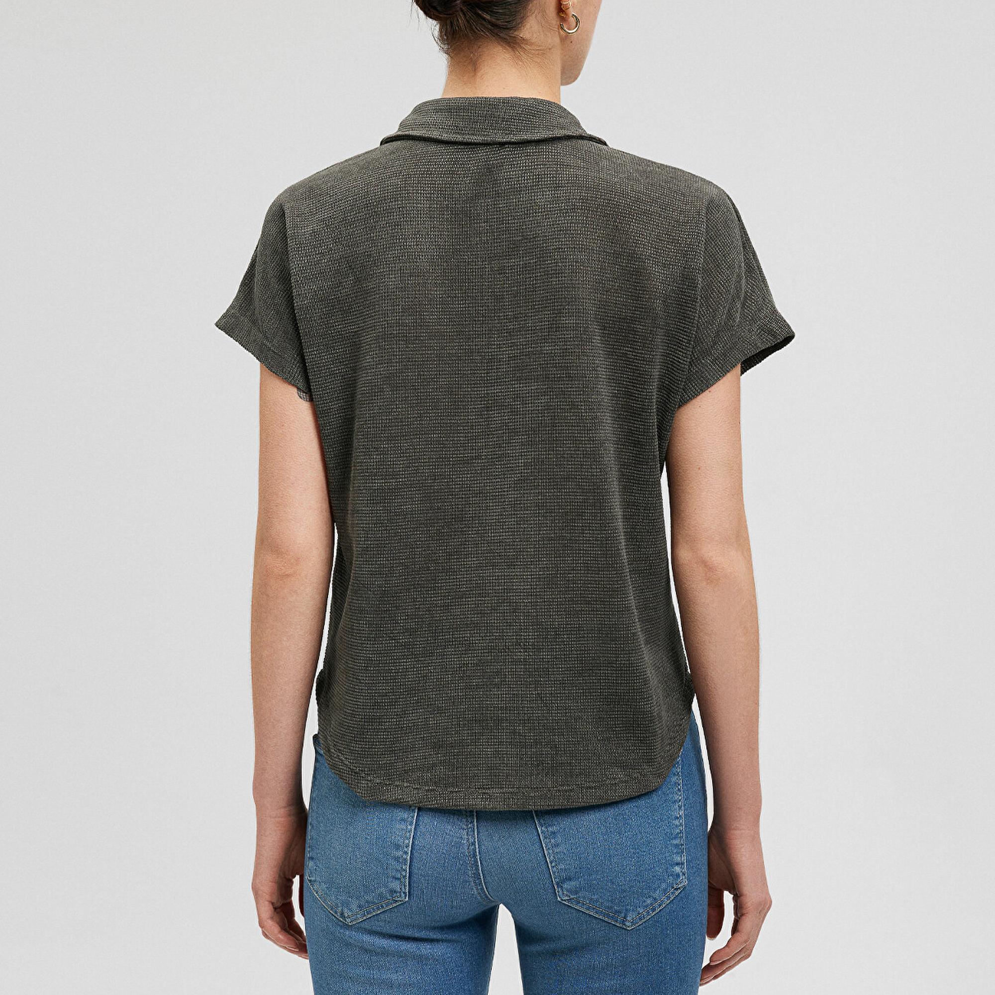 Mavi Lux Touch Yeşil Polo Tişört  1612142-71598