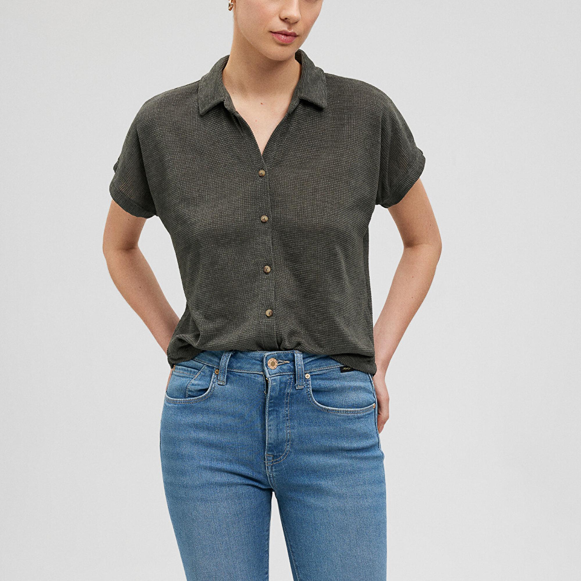 Mavi Lux Touch Yeşil Polo Tişört  1612142-71598