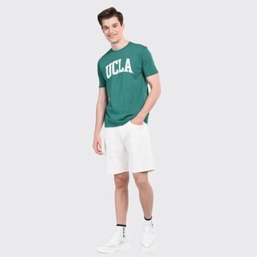  Ucla Culver Erkek Yeşil Bisiklet Yaka T-Shirt