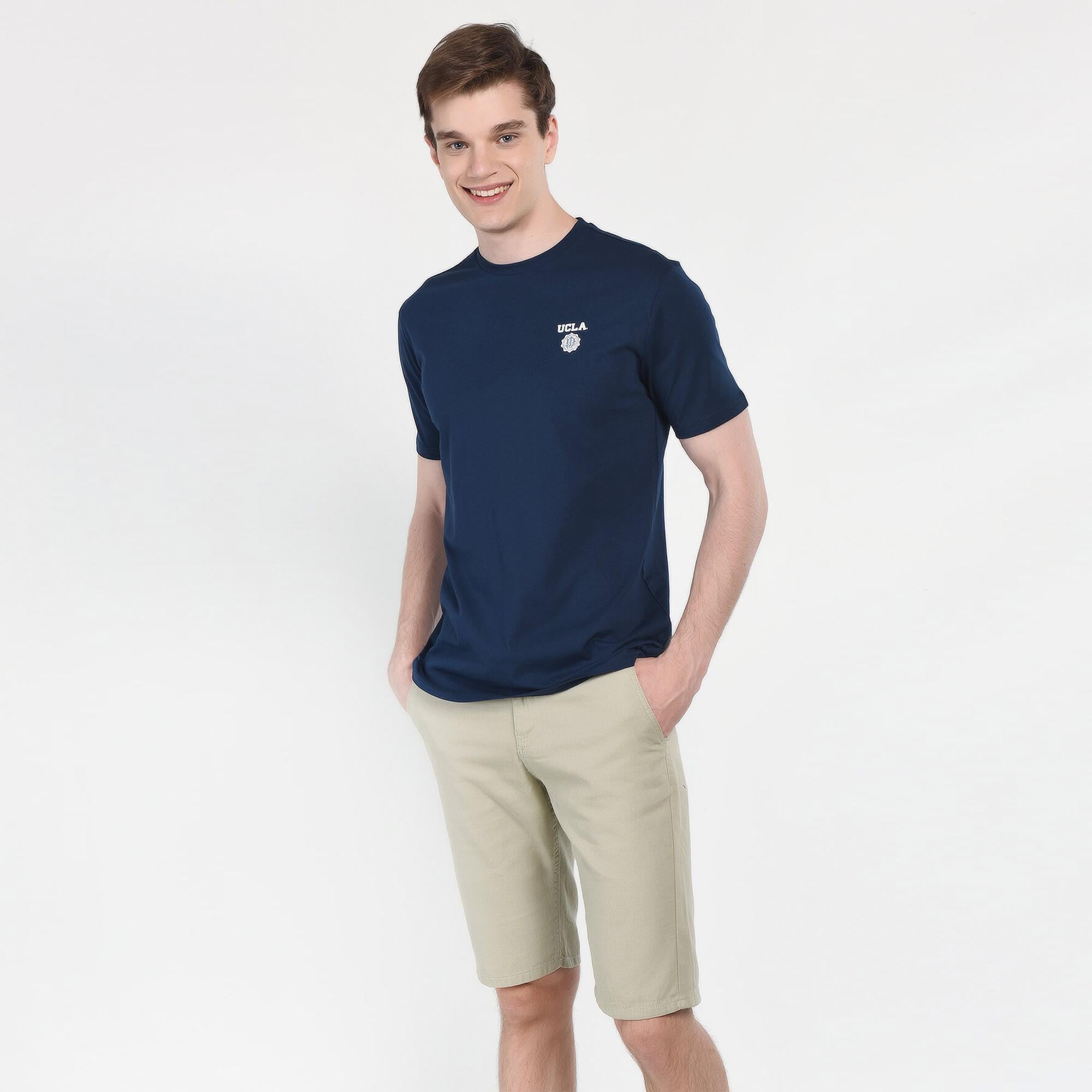 Ucla Bass Erkek Lacivert T-Shirt