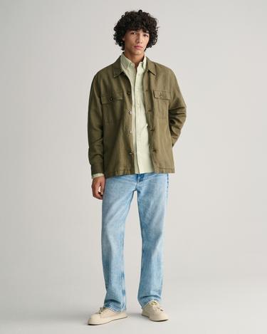  GANT Erkek Yeşil Regular Fit Düğmeli Yaka Oxford Gömlek