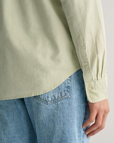  GANT Erkek Yeşil Regular Fit Düğmeli Yaka Oxford Gömlek