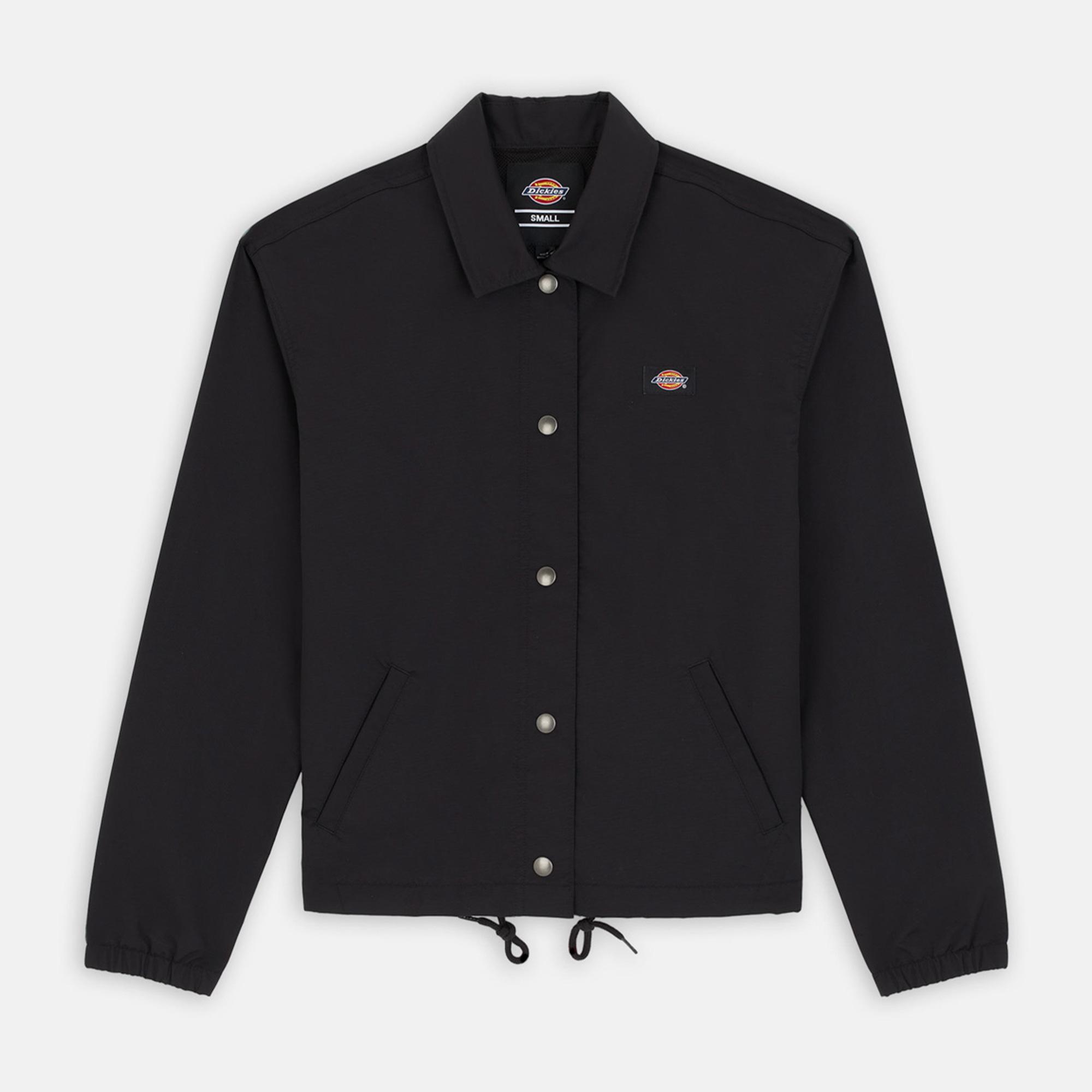 Dickies Oakport Cropped Coach Kadın Siyah Ceket