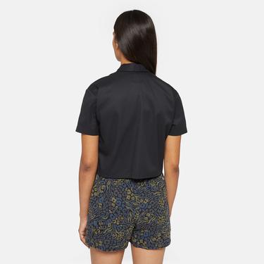  Dickies Work Cropped Kadın Siyah Gömlek