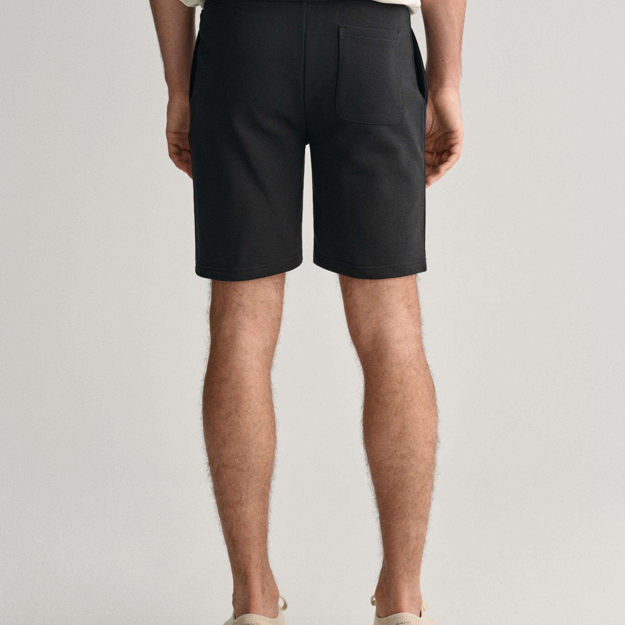 GANT Erkek Siyah Regular Fit Şort