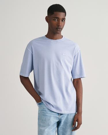  GANT Erkek Mavi Relaxed Fit Bisiklet Yaka T-shirt