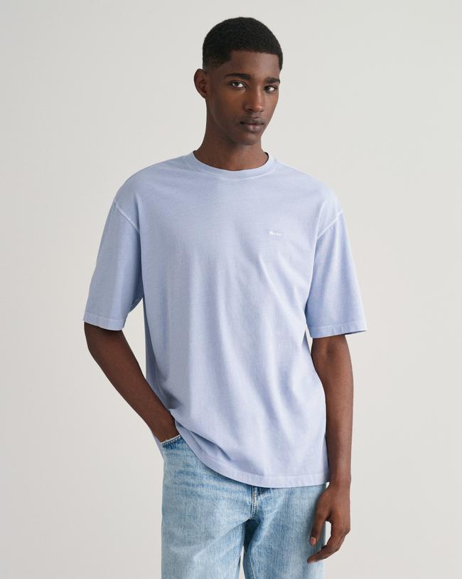  GANT Erkek Mavi Relaxed Fit Bisiklet Yaka T-shirt