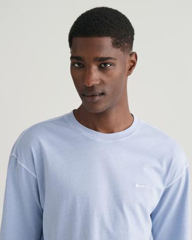  GANT Erkek Mavi Relaxed Fit Bisiklet Yaka T-shirt