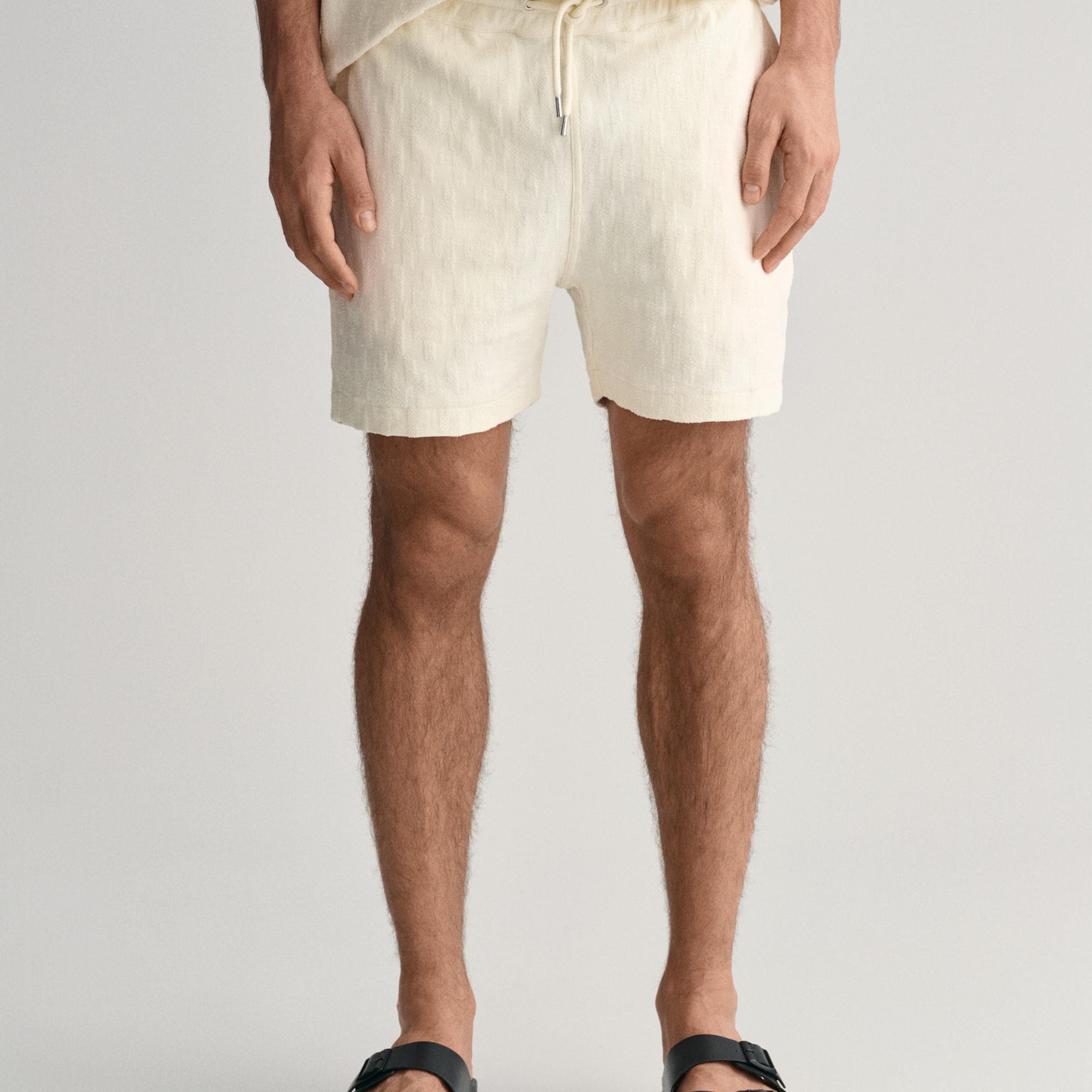 GANT Erkek Krem Relaxed Fit Şort