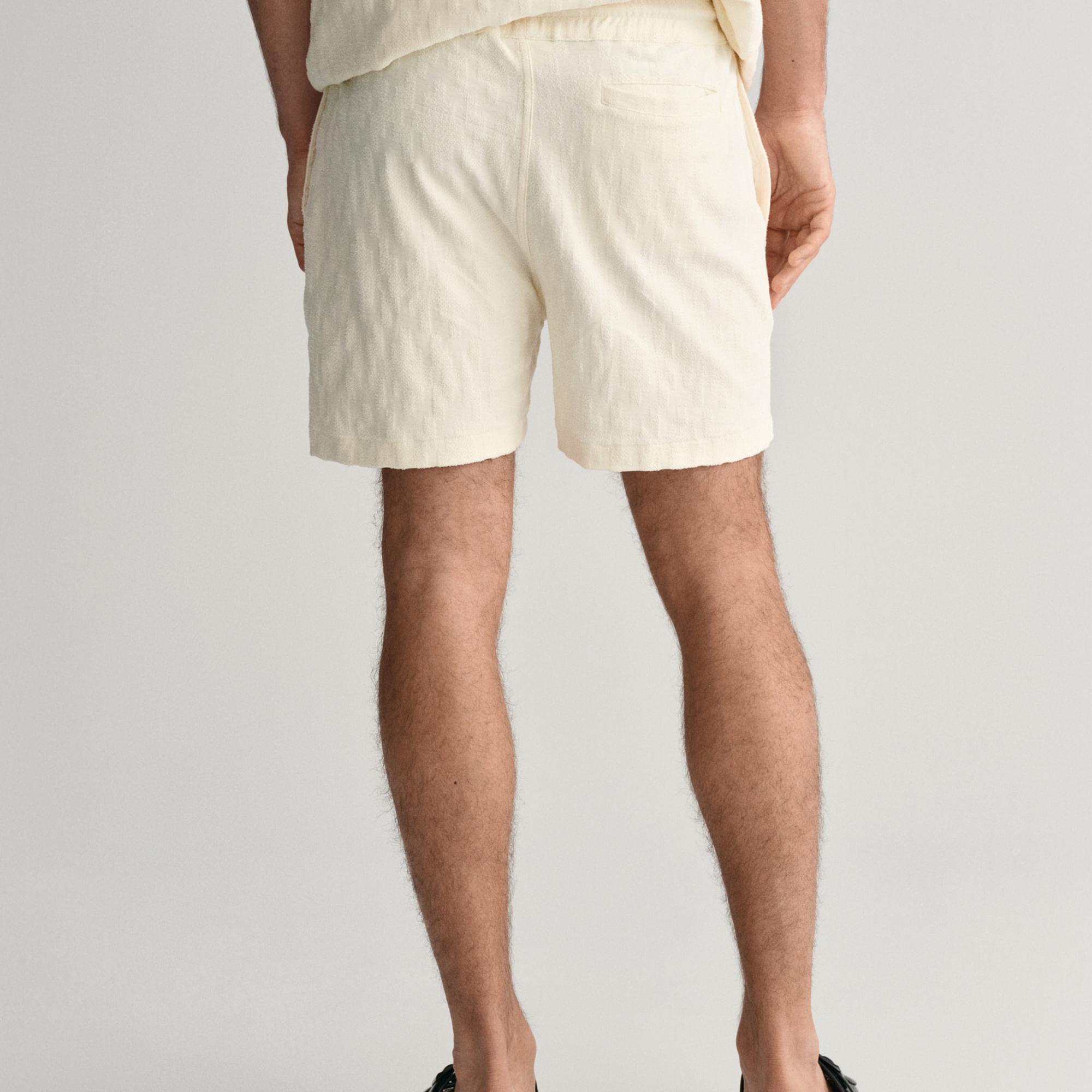 GANT Erkek Krem Relaxed Fit Şort