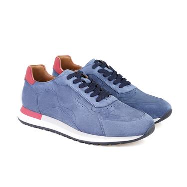  Carrol Lacivert Erkek Deri Spor Ayakkabı