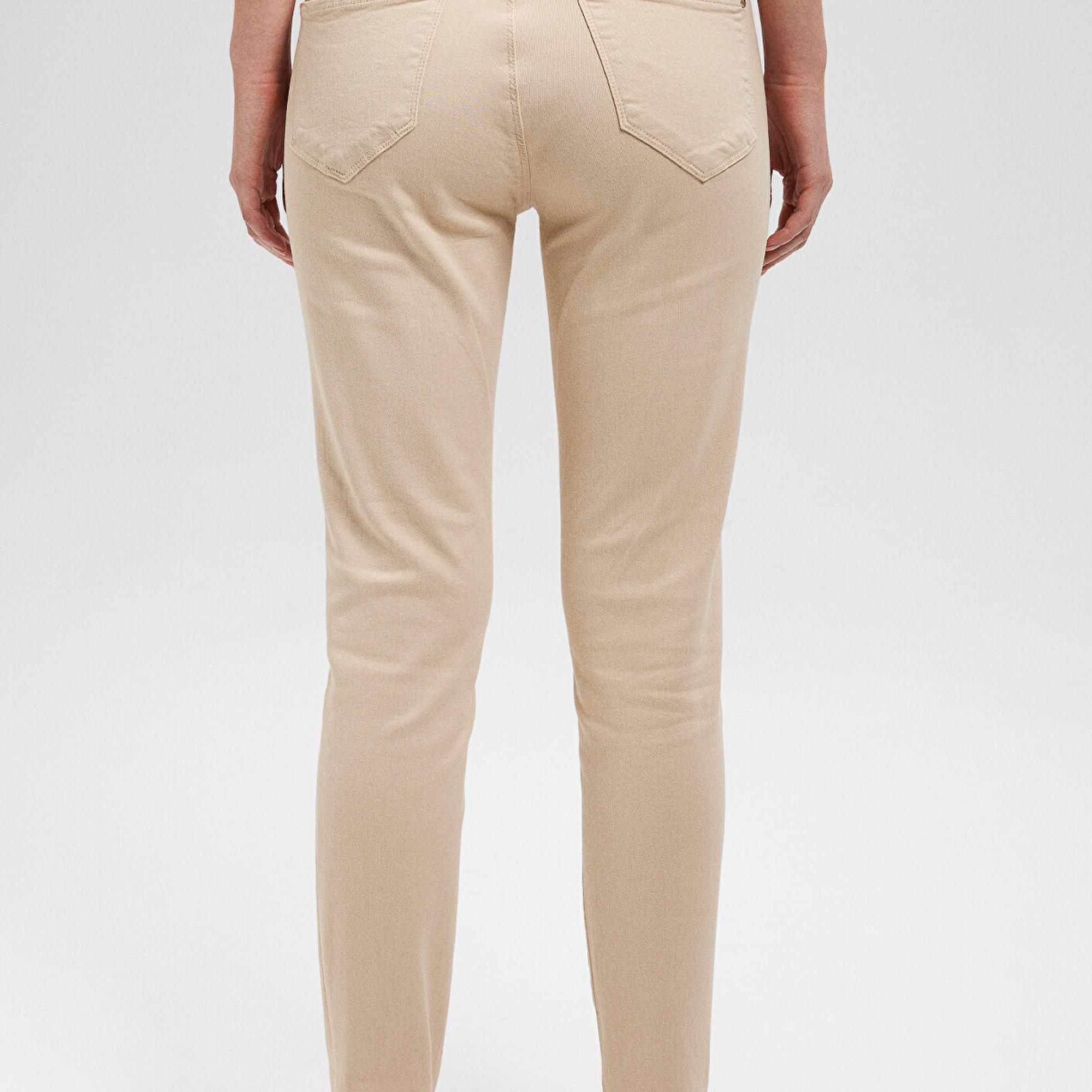 Mavi Ada Mavi Premium Krem Gabardin Pantolon 1020586447