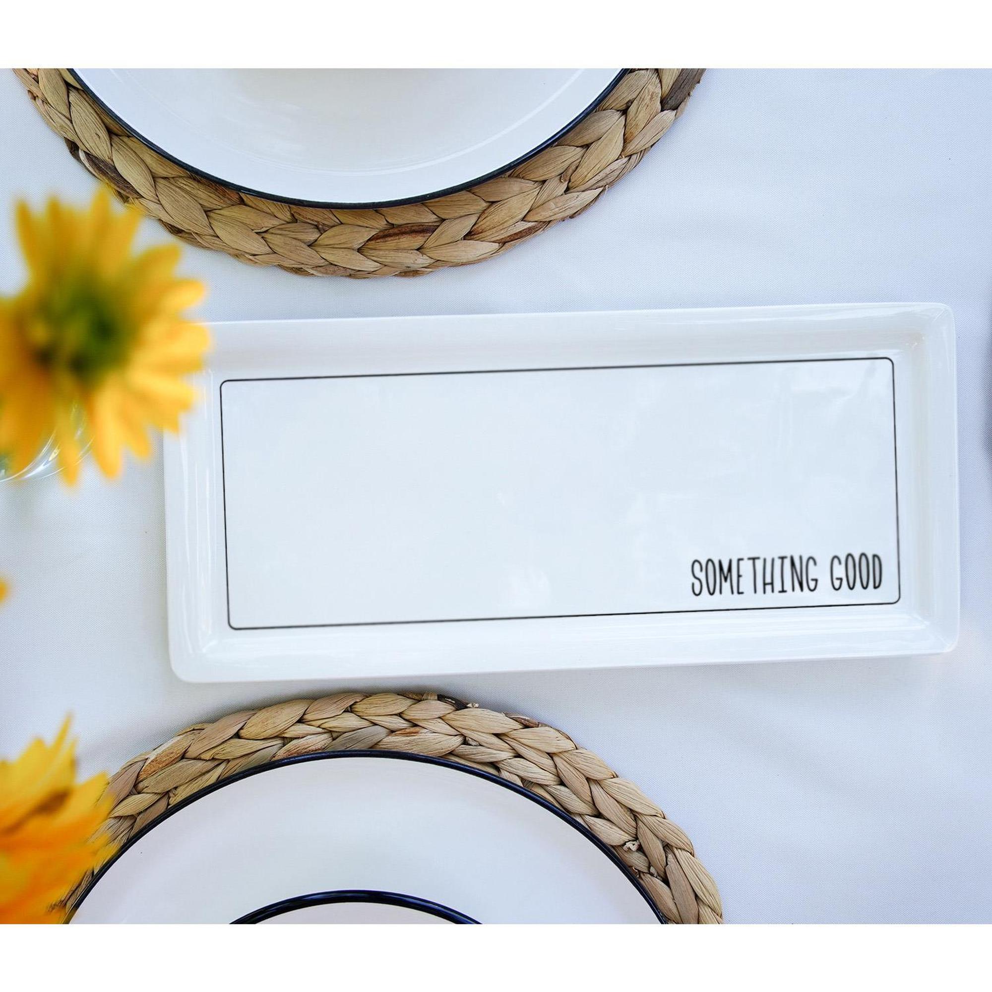 The Mia Daily Tunes Dikdörtgen Servis - 35x16cm DLY011