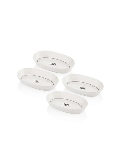  The Mia Daily Tunes Oval Servis 4lü Set 17cm