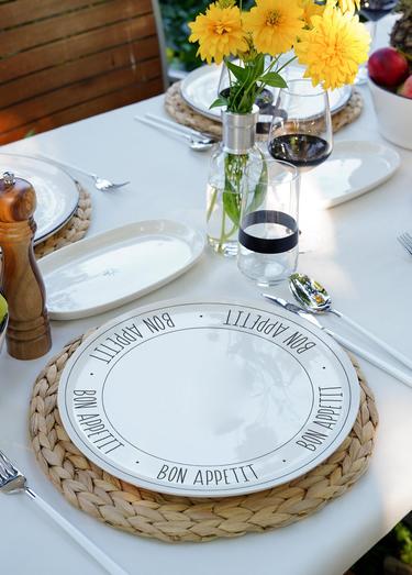  The Mia Daily Tunes Servis Tabağı - 30 cm