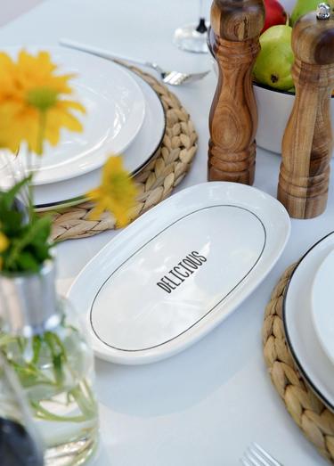  The Mia Daily Tunes Oval Servis 2li Set 26cm