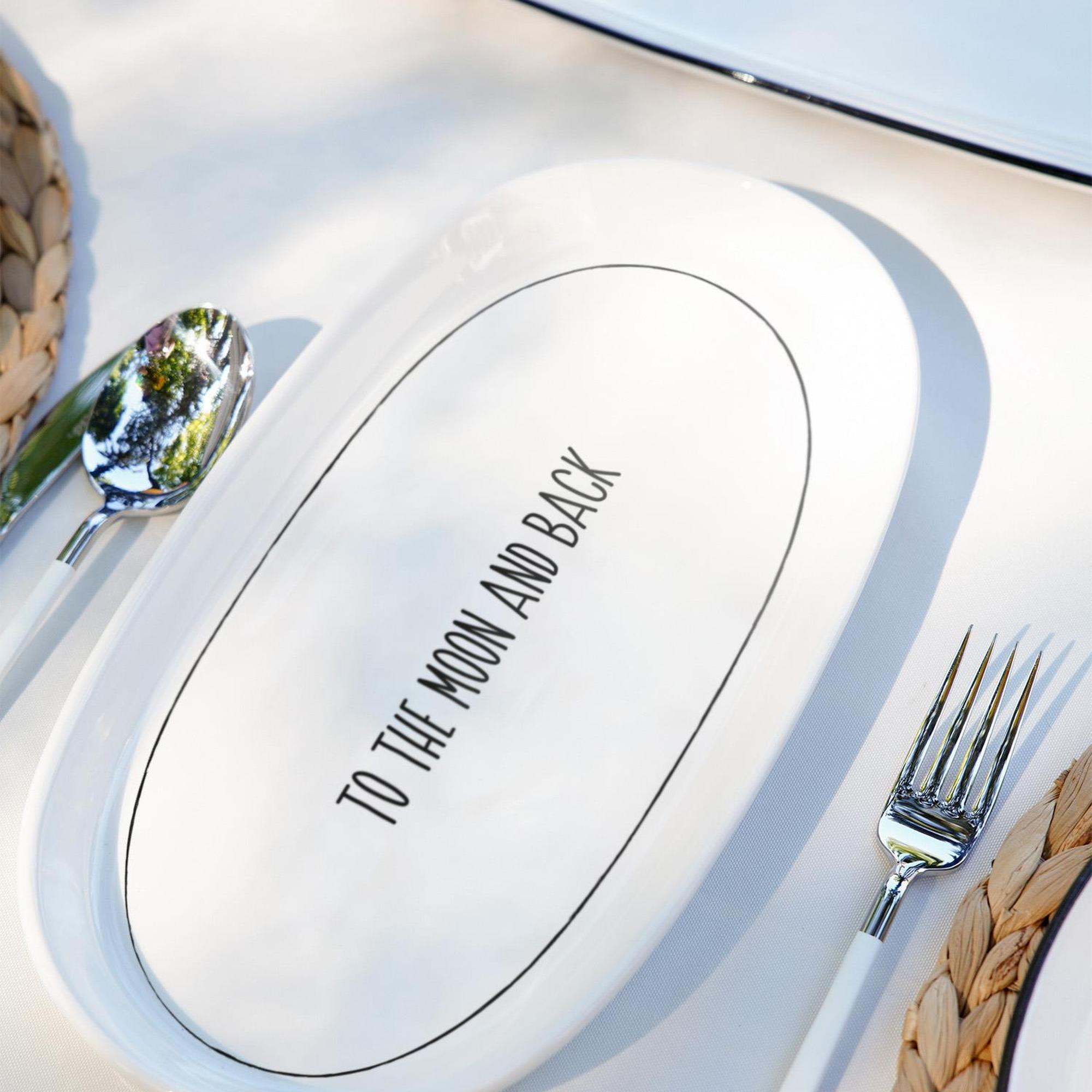 The Mia Daily Tunes Oval Servis 2li Set 29cm