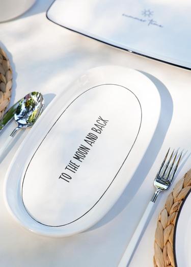  The Mia Daily Tunes Oval Servis 2li Set 29cm