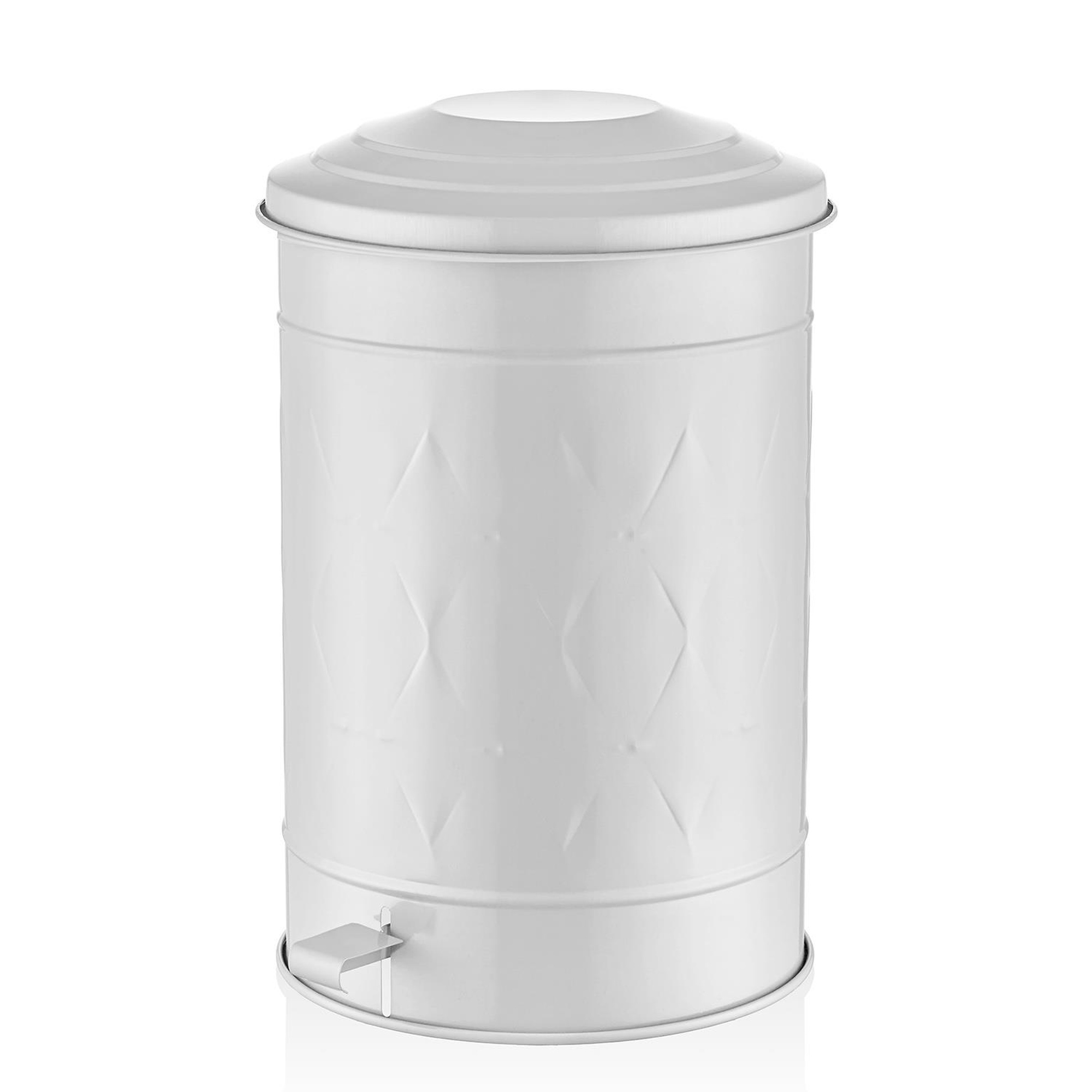 The Mia Prizma Çöp Kovası Mutfak Beyaz 37 Lt