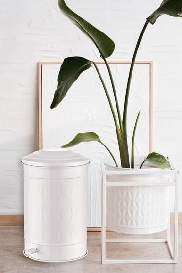  The Mia Prizma Çöp Kovası Mutfak Beyaz 37 Lt