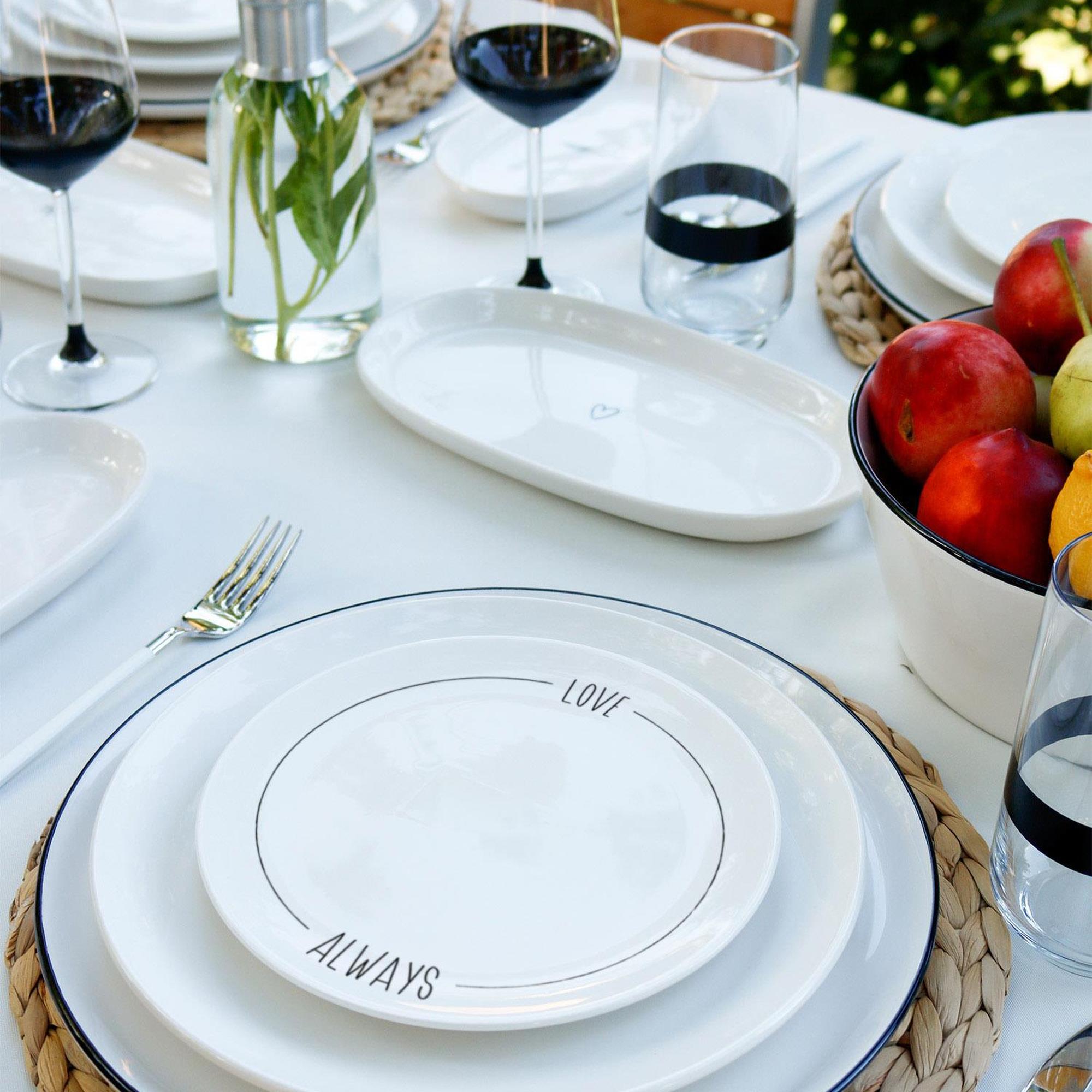 The Mia Daily Tunes Pasta Tabağı 6 Lı Set - 19 cm