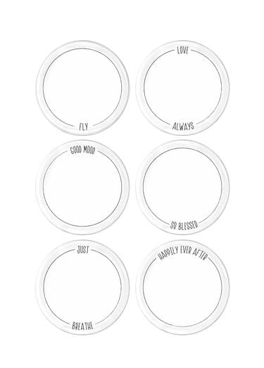  The Mia Daily Tunes Pasta Tabağı 6 Lı Set - 19 cm