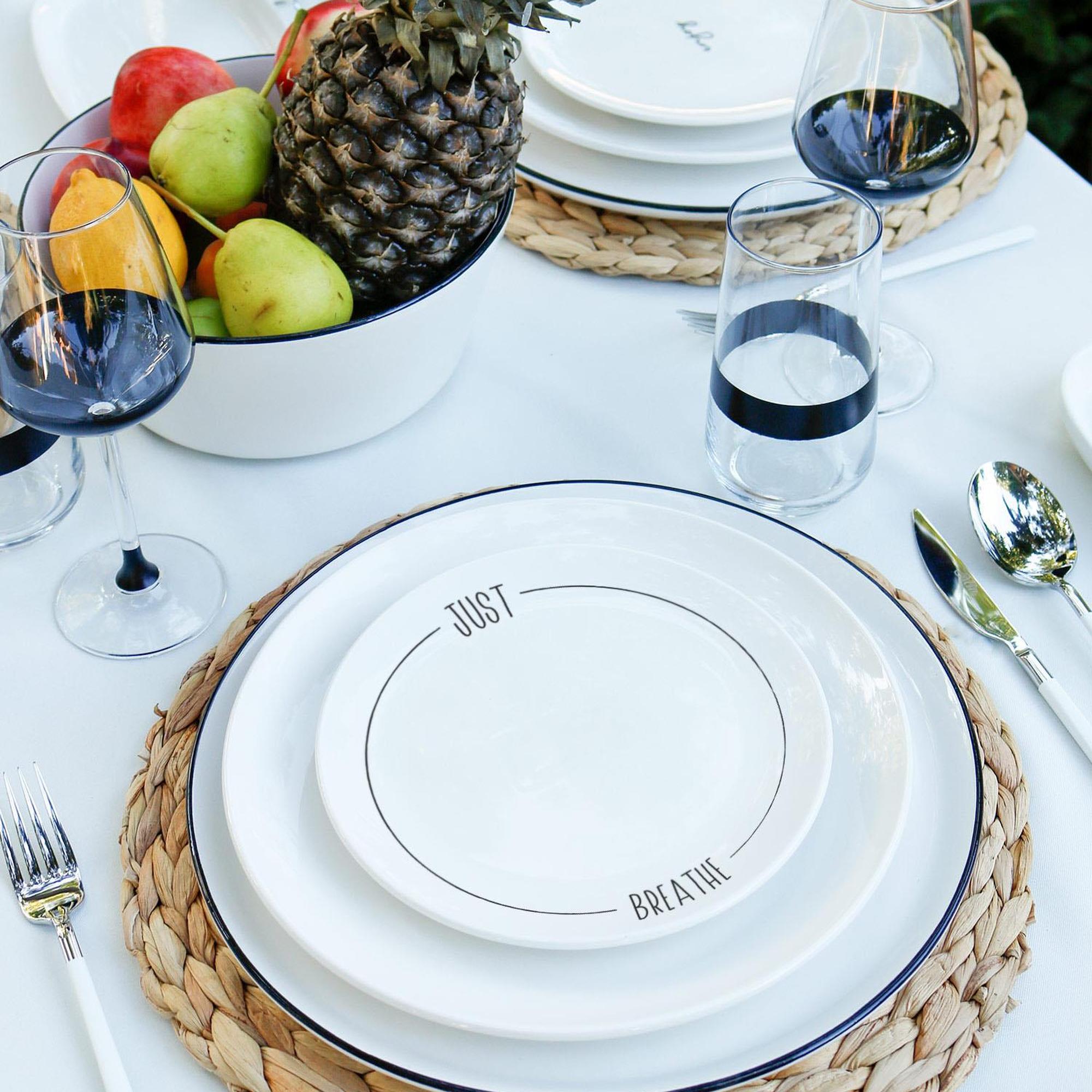 The Mia Daily Tunes Pasta Tabağı 6 Lı Set - 19 cm