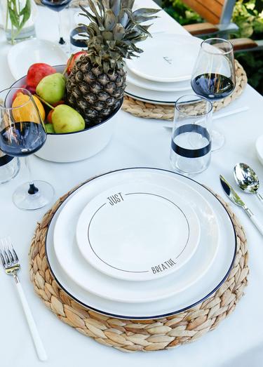  The Mia Daily Tunes Pasta Tabağı 6 Lı Set - 19 cm