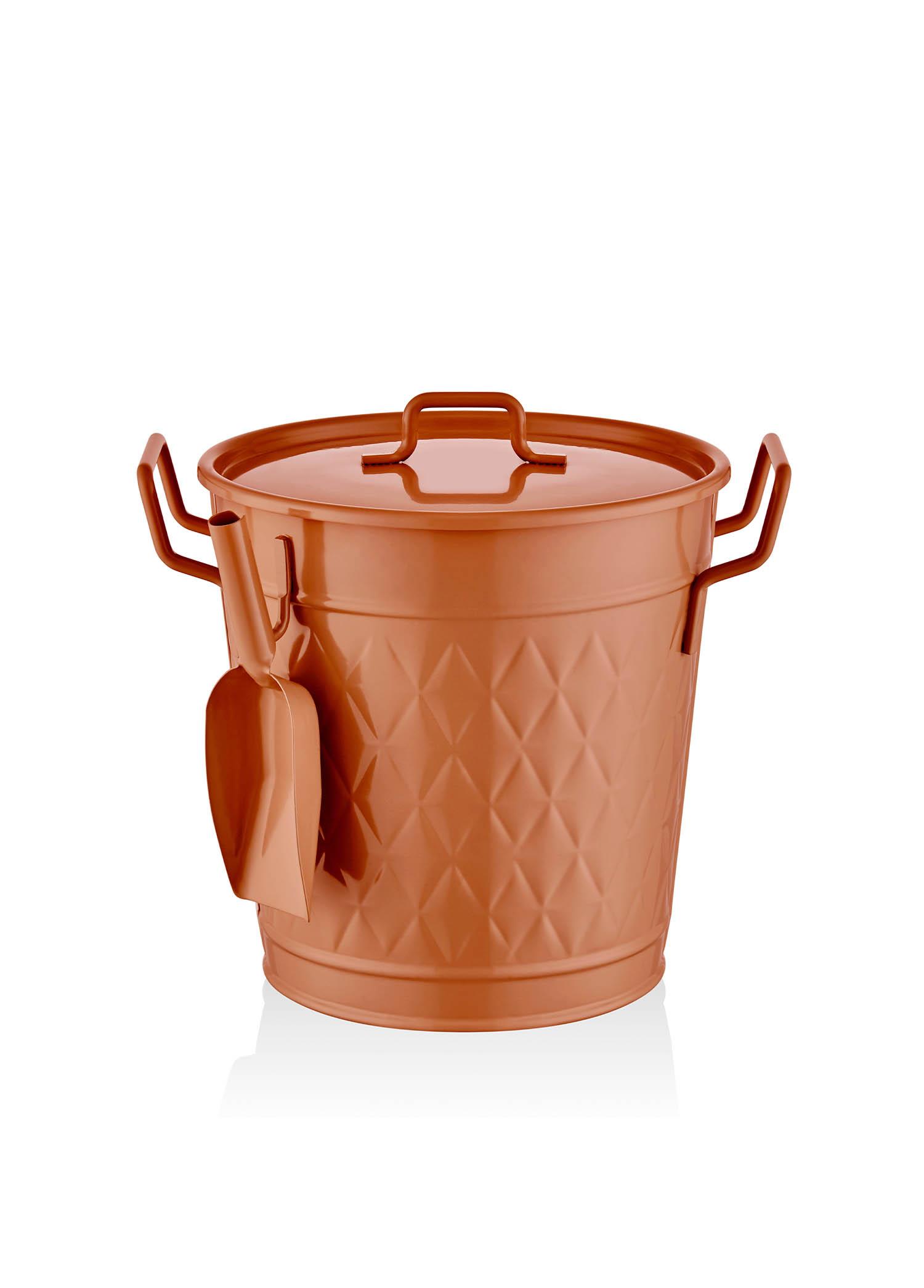  The Mia Prizma Deterjan Saklama Kabı Terracota